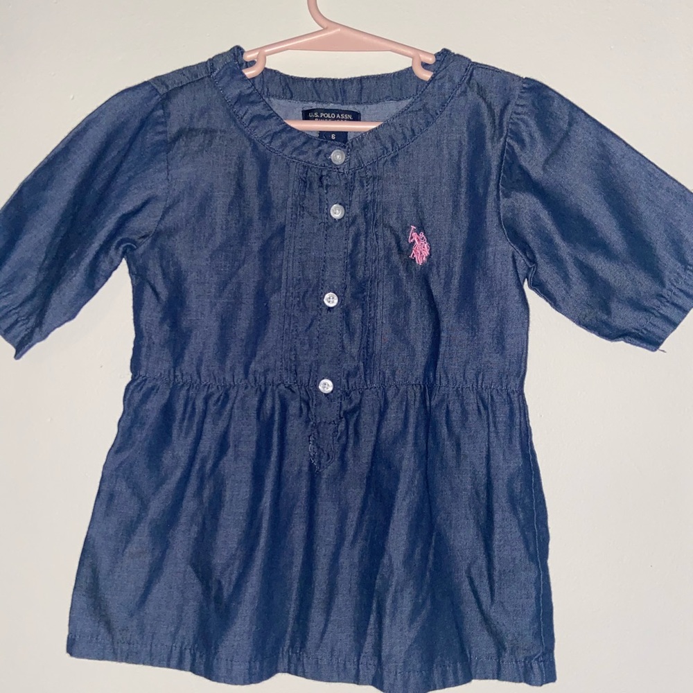 Ralph Lauren Girls thin jean shirt #MakeAnOffer